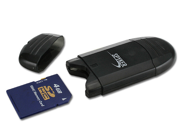 Lecteur de carte SD / SDHC / MMC & clé USB 2.0