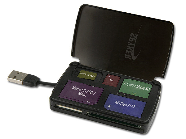 HEDEN - Lecteur de carte externe MicroSD USB 2.0