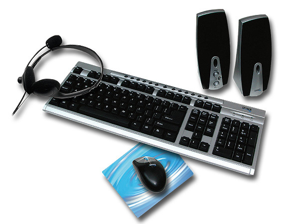 PACK CLAVIER+SOURIS PS2+H.P+CAS.MIC