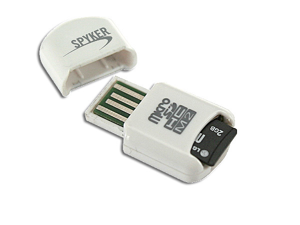 MINI LECTEUR USB CARTE MICRO SD / M2 C909-WH