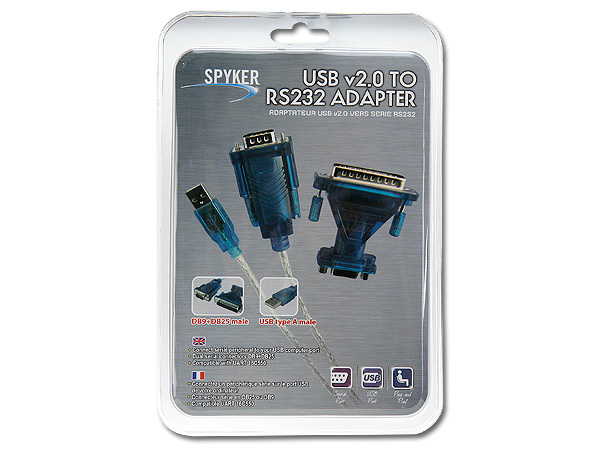ADAPTATEUR USB v2.0 VERS PORT SERIE RS232