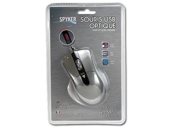 SOURIS OPTIQUE USB 2388-GRE-SIL