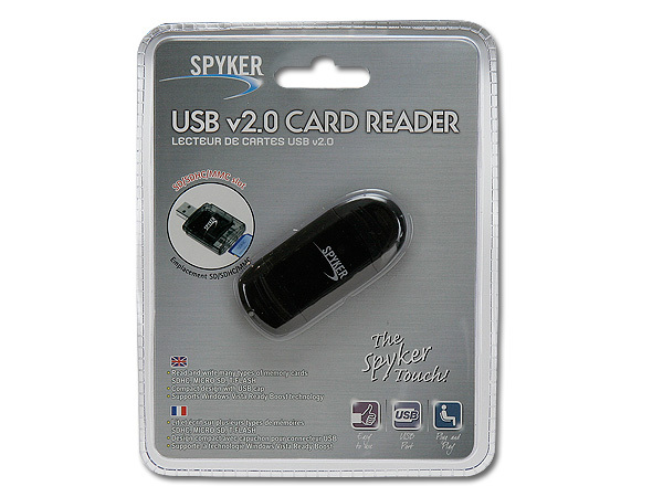 LECTEUR DE CARTES MEMOIRES SD/SDHC/MMC USB 2.0 C206