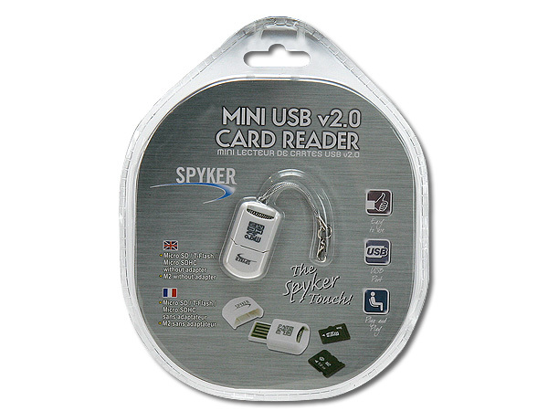 MINI LECTEUR USB CARTE MICRO SD / M2 C909-WH