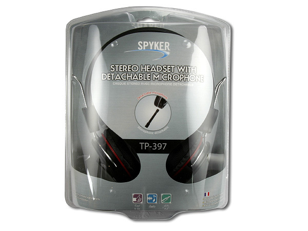 CASQUE STEREO AVEC MICROPHONE DETACHABLE