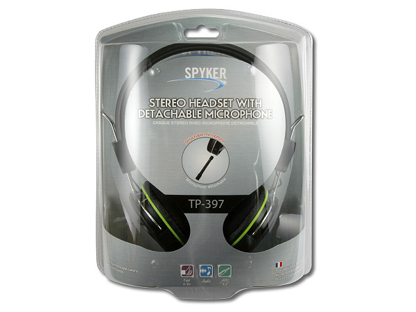 CASQUE STEREO AVEC MICROPHONE DETACHABLE