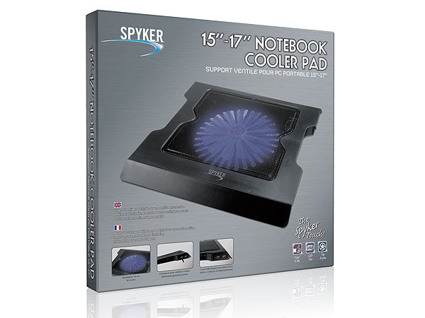 Support Ventilé pour Ordinateur Portable Spyker 12 à 17 + 4 ports USB à  prix bas