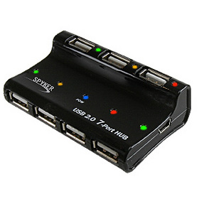 HUB 7 PORTS USB v2.0 H901