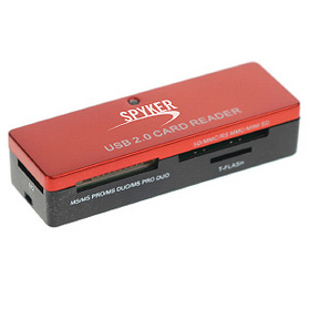 MINI LECTEUR DE CARTES MEMOIRES USB v2.0 C04