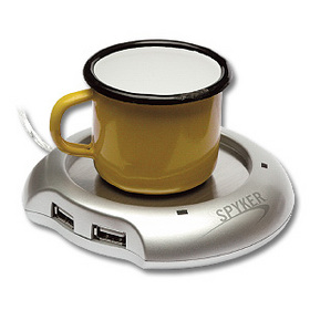 RECHAUFFE-TASSE AVEC 4 PORTS USB 