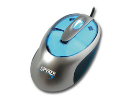 SOURIS OPTIQUE LUMINEUSE BLEUE MBLUE