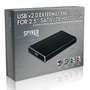 BOITIER EXTERNE USB v2.0 POUR DISQUE DUR 2½’’ SATA/IDE